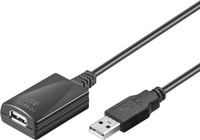 goobay USB 2.0 verlengkabel 5 meter, Actieve repeater - thumbnail