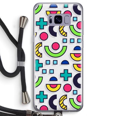 8-bit N°6: Samsung Galaxy S8 Transparant Hoesje met koord