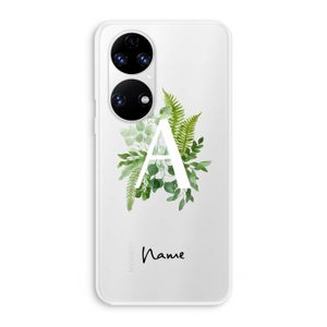 Green Brush: Huawei P50 Transparant Hoesje
