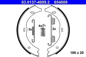 Remschoenset, parkeerrem 03013740092