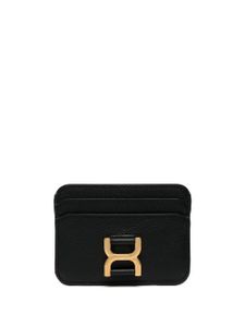 Chloé porte-cartes Marcie en cuir - Noir