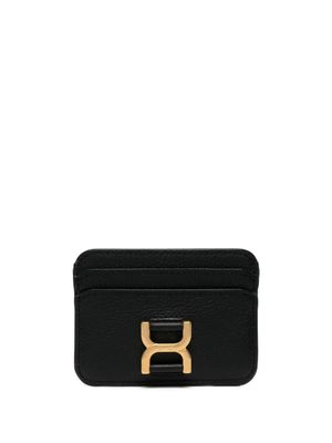 Chloé porte-cartes Marcie en cuir - Noir