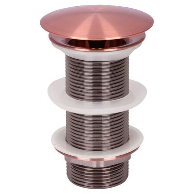 Wastafel Afvoerplug Differnz Always Open 7 cm Rood Koper