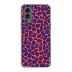 Purple Giraffe: OnePlus Nord 2 5G Transparant Hoesje