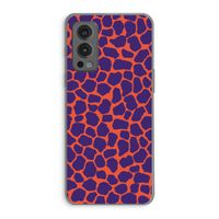 Purple Giraffe: OnePlus Nord 2 5G Transparant Hoesje