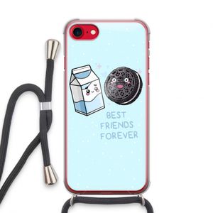 Best Friend Forever: iPhone SE 2020 Transparant Hoesje met koord
