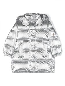 Moncler Enfant doudoune Amra à fini verni - Argent