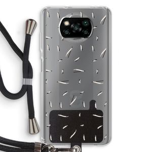 Hipster stripes: Xiaomi Poco X3 Pro Transparant Hoesje met koord