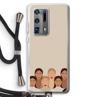 Girls girls girls: Huawei P40 Pro Plus Transparant Hoesje met koord