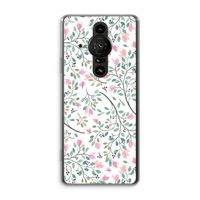 Sierlijke bloemen: Sony Xperia Pro-I Transparant Hoesje Sierlijke bloemen: Sony Xperia Pro-I Transparant Hoesje