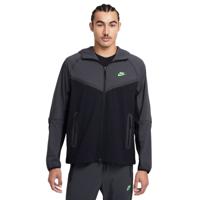 Nike Tech Sportswear Windrunner Jack Donkergrijs Zwart Felgroen