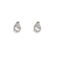 Day&Eve Oorbellen Knots Double | Zilver