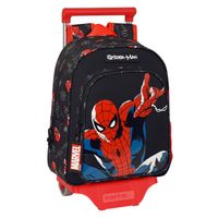 Schoolrugzak met Wielen Spider-Man Hero Zwart 27 x 33 x 10 cm - thumbnail
