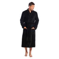 Ten Cate Badjas Heren Zwart / Grijs-M