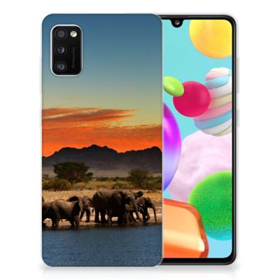 Samsung Galaxy A41 | TPU Hoesje | Olifanten