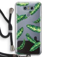 Lange bladeren: LG G6 Transparant Hoesje met koord