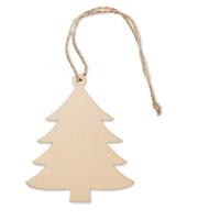 Houten kerstboom met touwtje