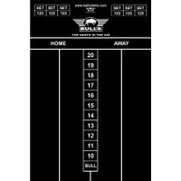 Dart krijt scorebord 45x30 cm