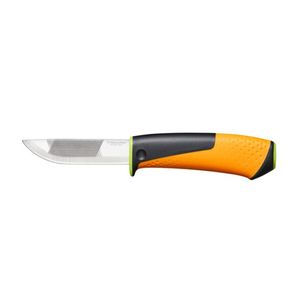 Fiskars Heavy duty mes | met slijper | groen | 1023619 - 1023619