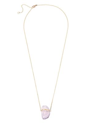 JIA JIA collier en or 14ct à ornements pierre de lune