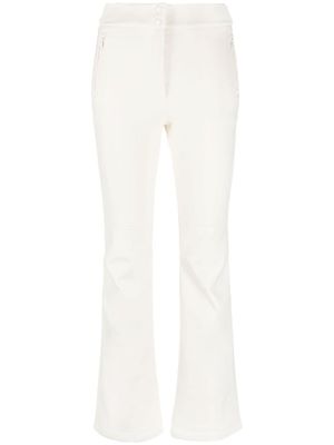 Yves Salomon pantalon à taille haute boutonnée - Tons neutres