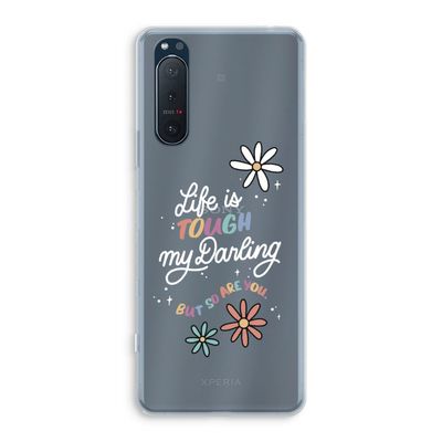 Tough Life: Sony Xperia 5 II Transparant Hoesje