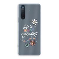 Tough Life: Sony Xperia 5 II Transparant Hoesje
