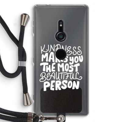 The prettiest: Sony Xperia XZ2 Transparant Hoesje met koord