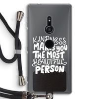 The prettiest: Sony Xperia XZ2 Transparant Hoesje met koord