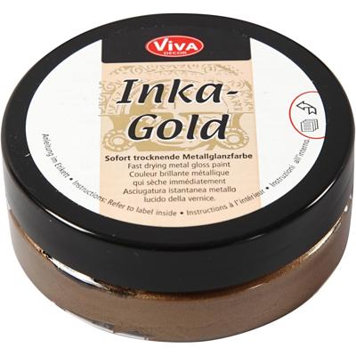 Creativ Company Inka-gold, brown gold, 50 ml/ 1 doosje