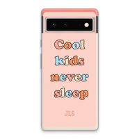 Cool Kids Never Sleep: Google Pixel 6 Transparant Hoesje