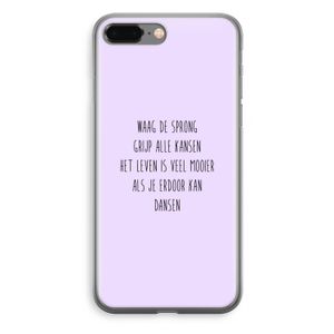 Sprong: iPhone 8 Plus Transparant Hoesje