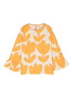 Bobo Choses blouse Big Flower - Tons neutres