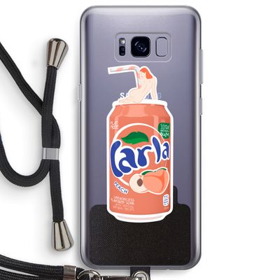 S(peach)less: Samsung Galaxy S8 Plus Transparant Hoesje met koord