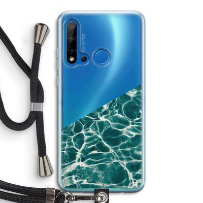 Weerkaatsing water: Huawei P20 Lite (2019) Transparant Hoesje met koord