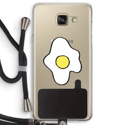 Spiegelei: Samsung Galaxy A5 (2016) Transparant Hoesje met koord