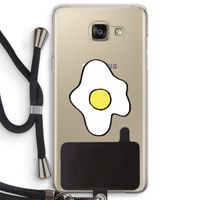 Spiegelei: Samsung Galaxy A5 (2016) Transparant Hoesje met koord