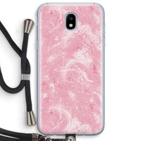 Abstract Painting Pink: Samsung Galaxy J5 (2017) Transparant Hoesje met koord