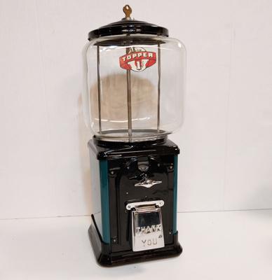 Victor &apos;Topper&apos; Snoep en Kauwgomballen Automaat - Origineel - $0,01