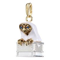 E.T. the Extra-Terrestrial Bracelet Charm Lumos E.T. In the Basket (gold & silver plated) - thumbnail