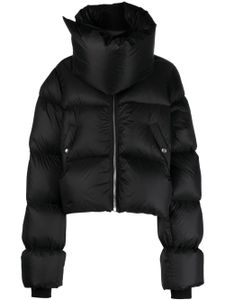 Rick Owens funnel-neck padded down jacket - Noir