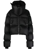 Rick Owens funnel-neck padded down jacket - Noir - thumbnail