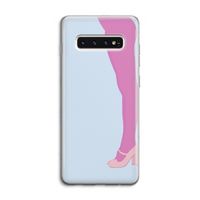 Pink panty: Samsung Galaxy S10 4G Transparant Hoesje