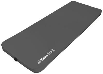 Eurotrail Relax Si Comfort 10Cm Slaapmat Antraciet/Zwart 200x77x10cm