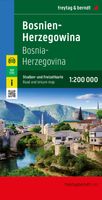 Wegenkaart - landkaart Bosnie - Herzegowina - Bosnien | Freytag & Berndt - thumbnail