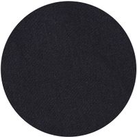 Zwart tafelkleed van polyester/katoen rond 160 cm   -