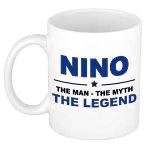 Nino The man, The myth the legend collega kado mokken/bekers 300 ml
