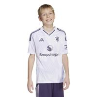 Manchester United Shirt Uit Junior 2025/2026 - Maat 152 - Kleur: Wit | Soccerfanshop