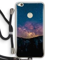 Travel to space: Huawei Ascend P8 Lite (2017) Transparant Hoesje met koord