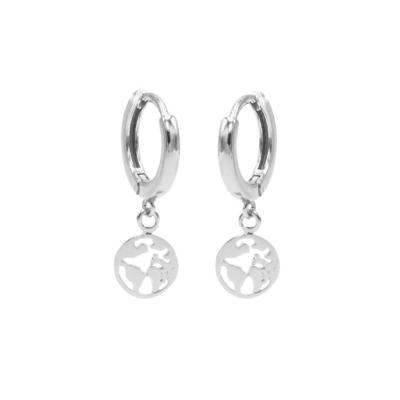 Karma Oorringen Hinged Hoops Earth Zilver